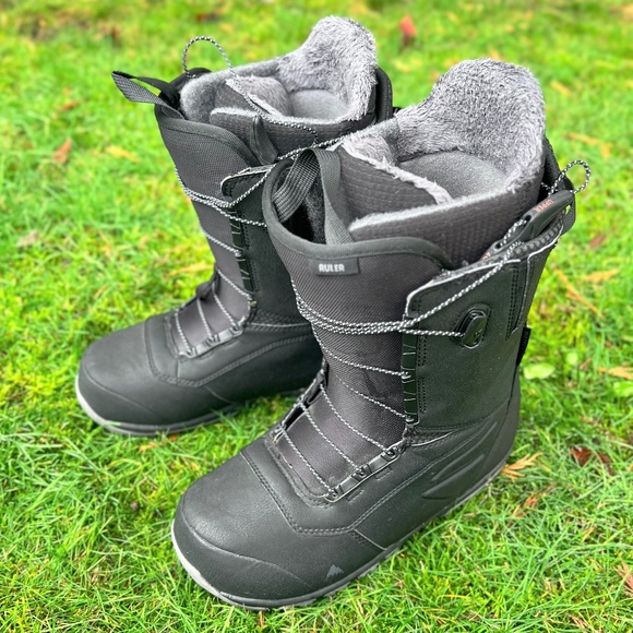 Burton Men's Ruler Snowboard Boots 10.5 Wide Black Speedzone Lacing Winter Sport - Picture 3 of 15